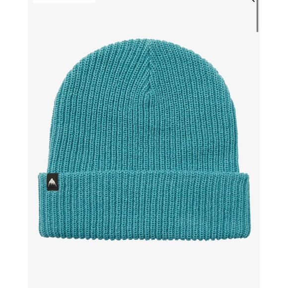 Burton Snowboards Beanie Truckstop Rib Knit Winter Turquoise - Picture 1 of 6